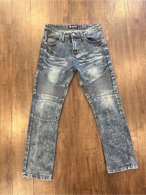 Encrypted Jeans Boys Size 16 Blue Denim Straight Leg